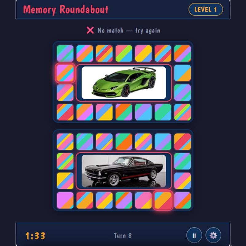 Memory Roundabout Screenshot 3